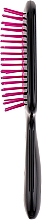 Haarbürste Fuchsia mit Schwarz - Janeke Small Superbrush — Bild N2