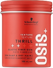 Düfte, Parfümerie und Kosmetik Haarwachs - Schwarzkopf Professional Osis + Thrill Texture Fibre Gum