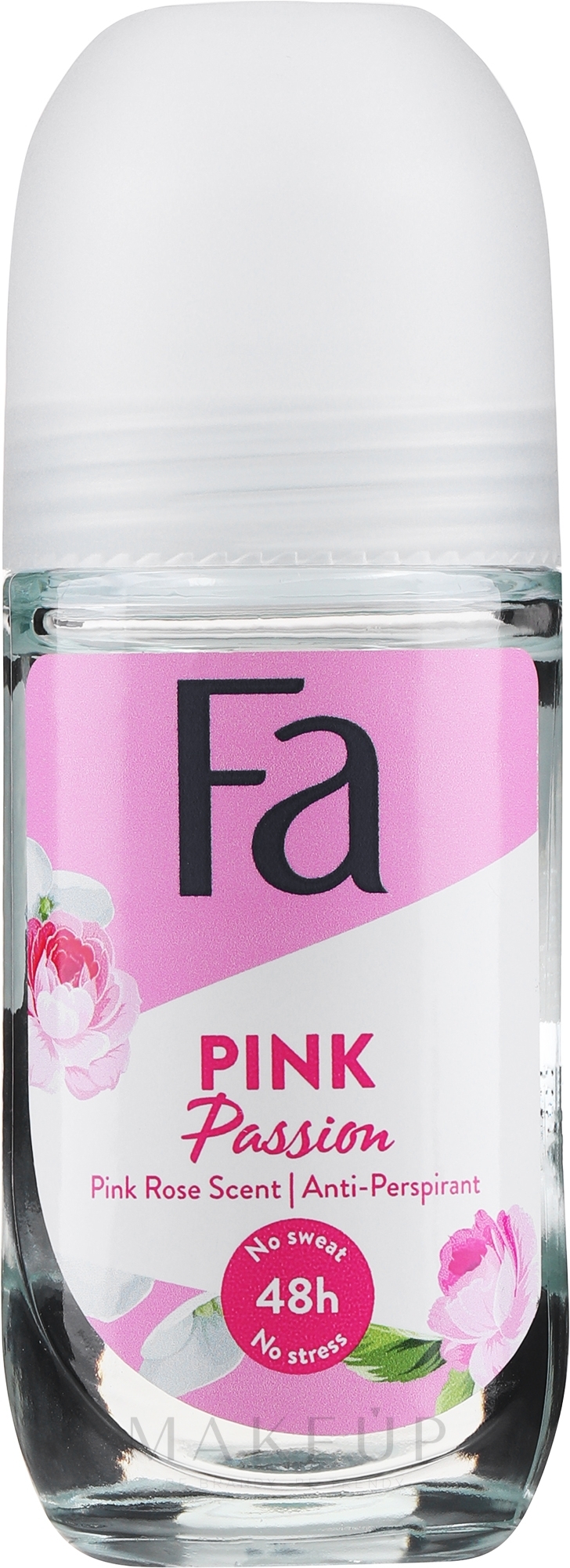 Deo Roll-on Antitranspirant - Fa Pink Passion Deodorant Roll-On — Bild 50 ml