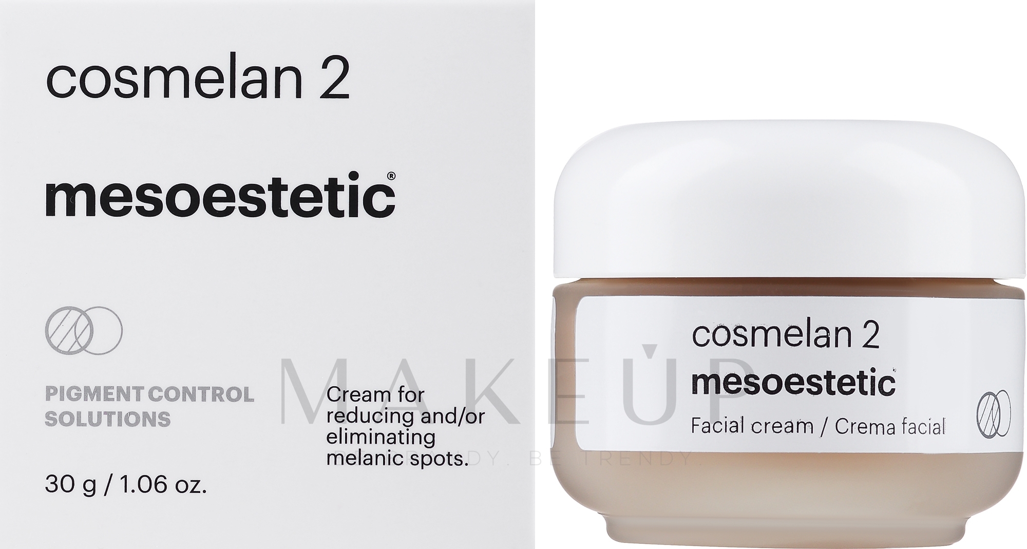 Depigmentierende und korrigierende Gesichtscreme - Mesoestetic Cosmelan 2 Cream — Bild 30 ml
