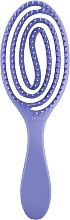 Massage-Haarbürste Flexi oval 24 cm blau - Titania — Bild N1