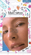Düfte, Parfümerie und Kosmetik Bunte übertragbare Tattoos - Miami Tattoos Mur