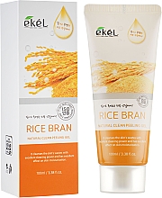 Düfte, Parfümerie und Kosmetik Peeling-Gel für das Gesicht mit Reiskleie - Ekel Rice Bran Natural Clean Peeling Gel