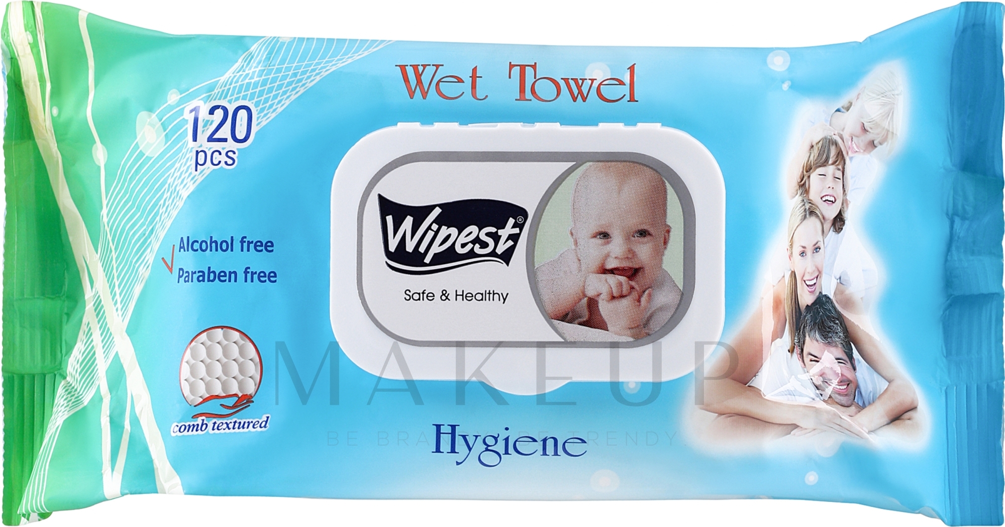 Feuchttücher für Kinder Hygiene 120 St. - Wipest Safe & Healthy Wet Towel — Bild 120 St.