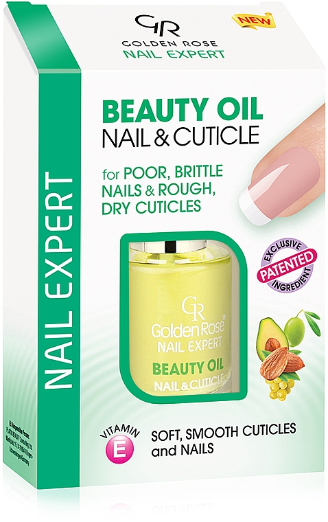 Nagel- und Nagelhautöl mit Vitamin E - Golden Rose Nail Expert Beauty Oil Nail & Cuticle