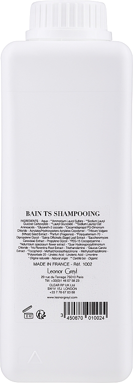 Shampoo - Leonor Greyl Bain TS Shampooing — Bild N4