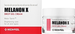 Aufhellende Gelcreme in Kapselform mit Retinol - MEDIPEEL Melanon X Drop Gel Cream — Bild N1
