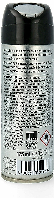 Parfümiertes Deospray Sexatraction - Intesa Unisex Parfum Deodorant Sexatraction — Bild N2