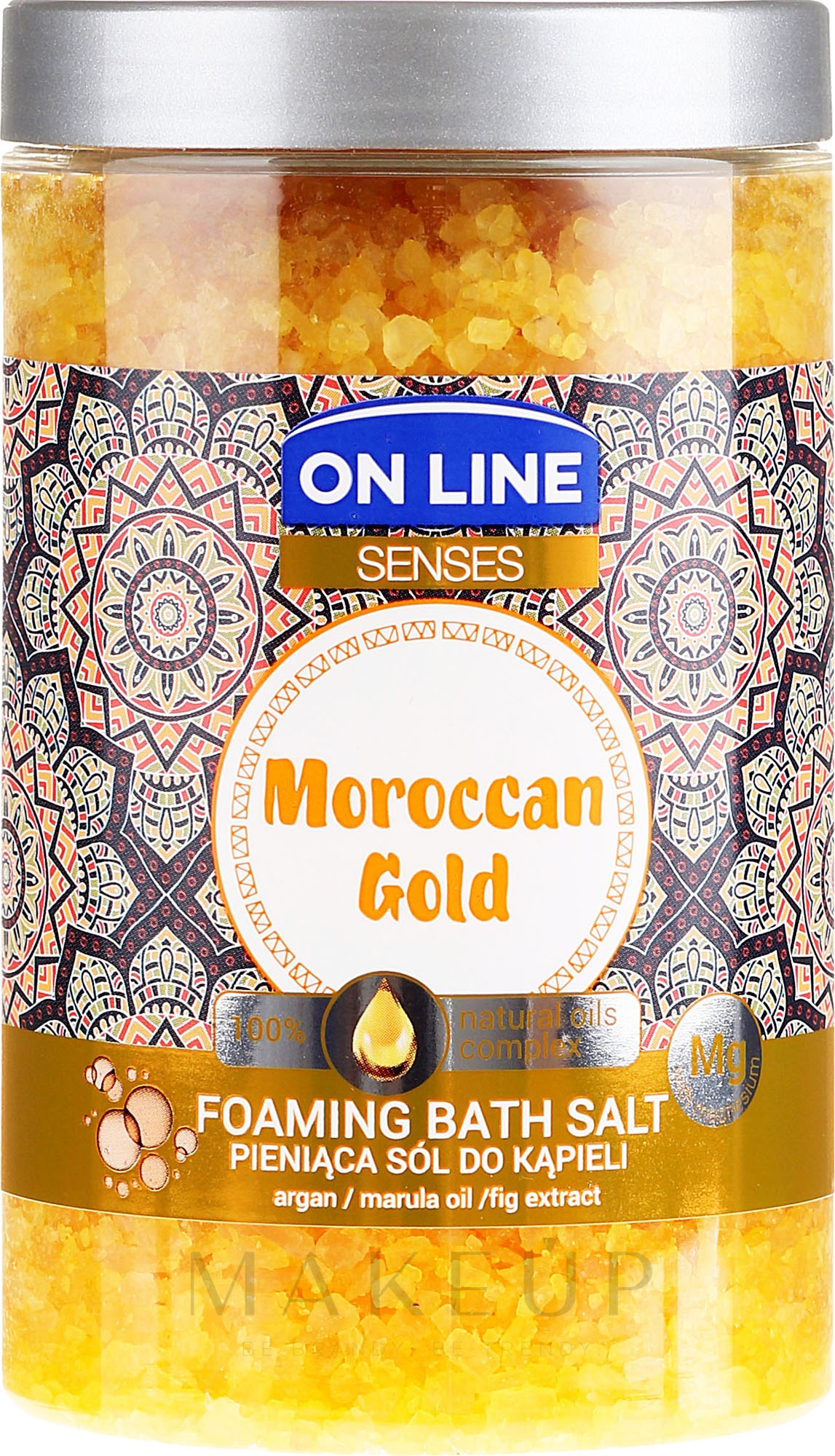 Badesalze - On Line Senses Bath Salt Moroccan Gold — Foto 480 g