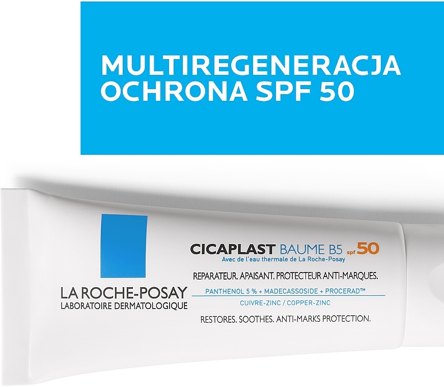 Beruhigender Balsam für geschädigte und irritierte Haut SPF 50 - La Roche-Posay Cicaplast Baume B5 SPF50 — Bild N2