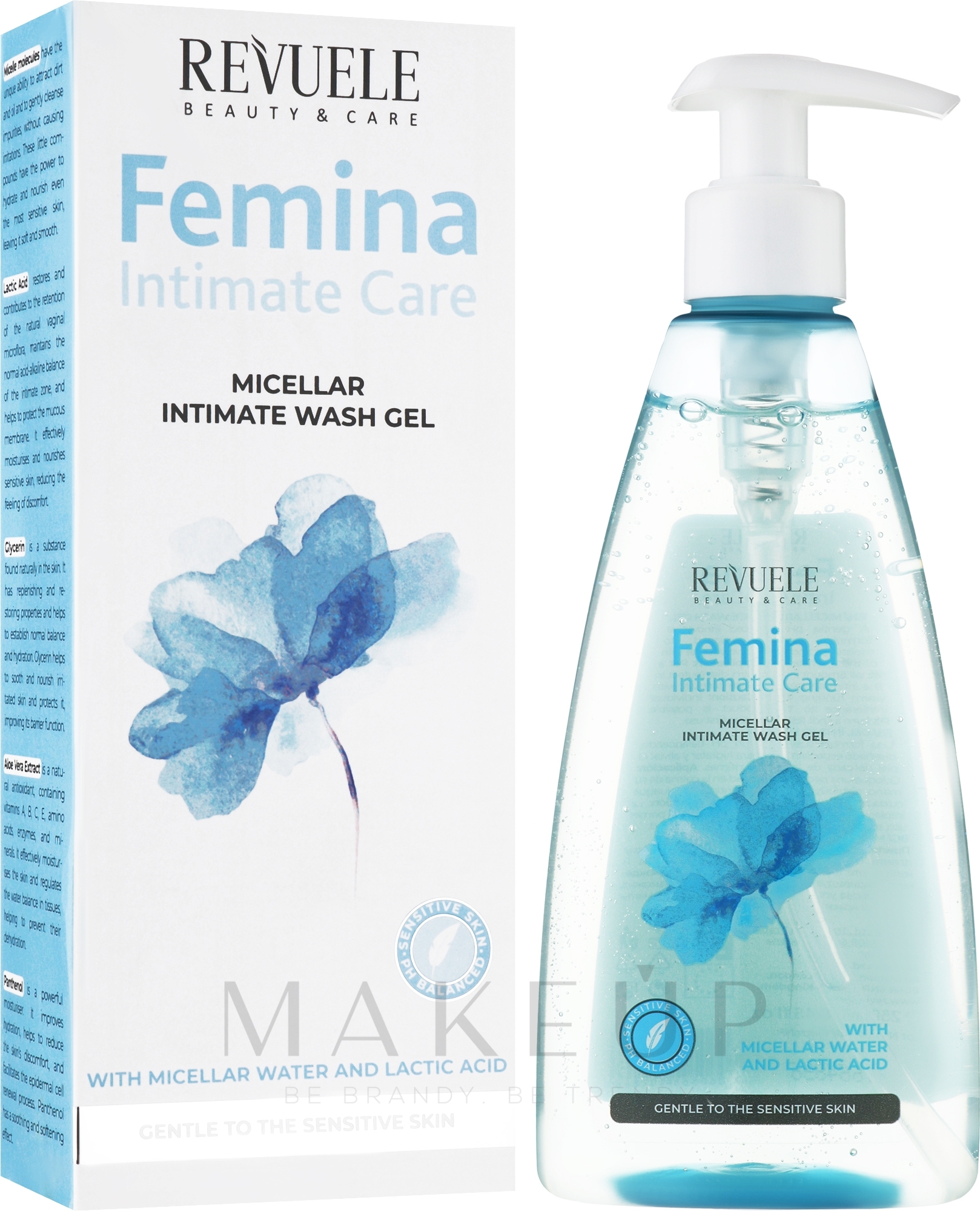 Mizellengel für die Intimhygiene - Revuele Femina Intimate Care Micellar Intimate Wash Gel — Bild 250 ml
