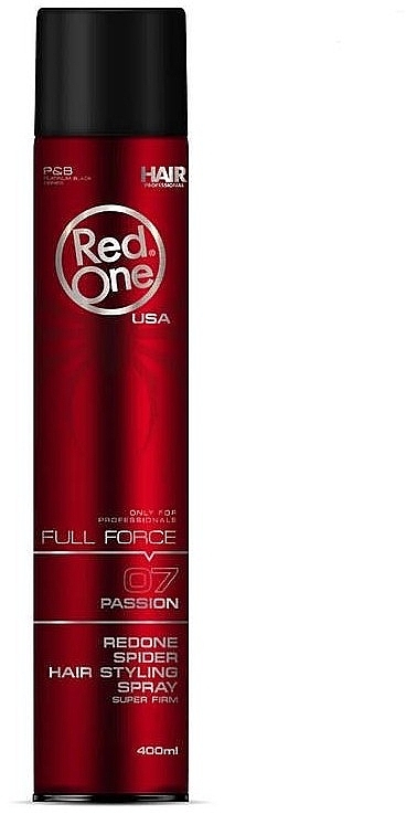 Haarspray - Red One Full Passion Spider Hair Styling Spray 07 Passion — Bild N1