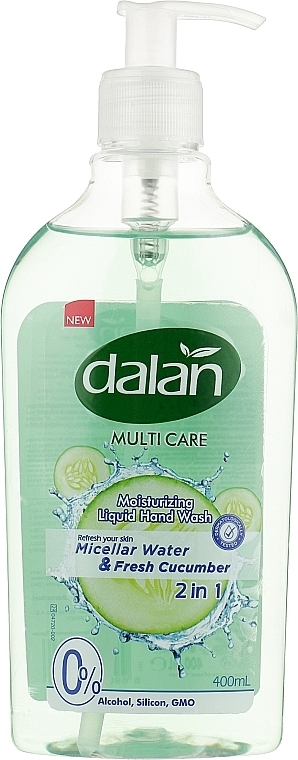 Flüssigseife Mizellenwasser und frische Gurke - Dalan Multi Care Micellar Water & Fresh Cucumnber  — Bild N1