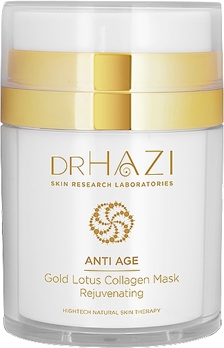 Gesichtsmaske Golden Lotus - Dr.Hazi Anti Age Collagen Mask  — Bild N1