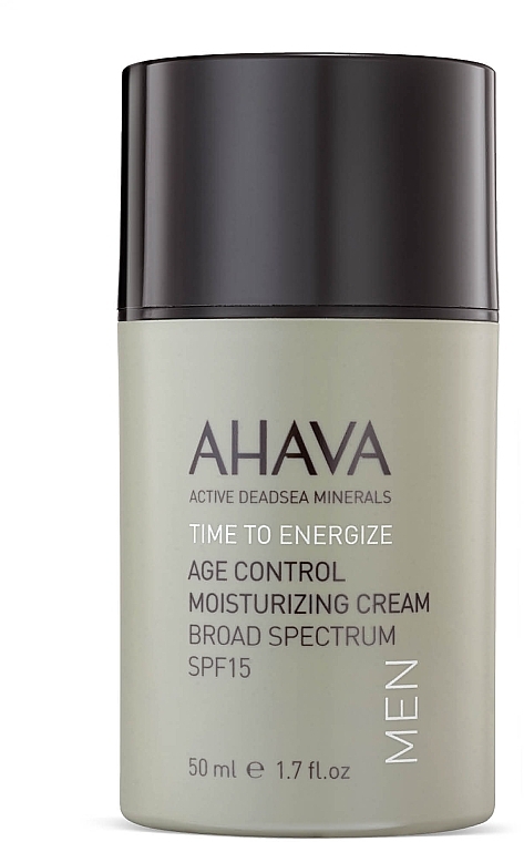 Feuchtigkeitsspendende Anti-Aging Gesichtscreme für Männer SPF 15 - Ahava Age Control Moisturizing Cream SPF15  — Foto N1