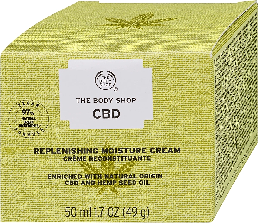 Feuchtigkeitsspendende Gesichtscreme - The Body Shop CBD Replenishing Moisture Cream — Bild N2