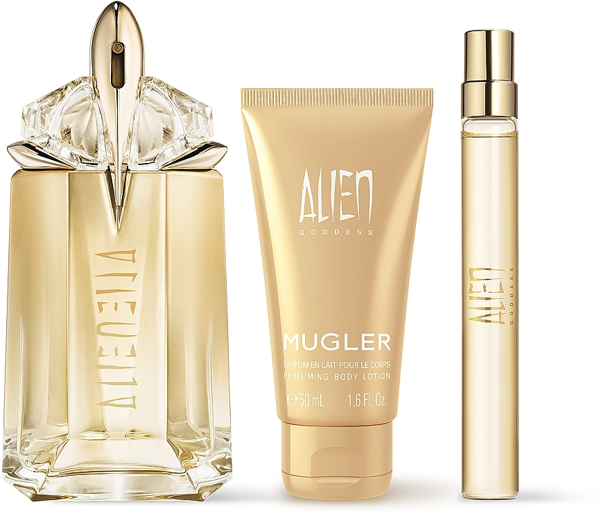 Mugler Alien Goddess  - Duftspray (Eau de Parfum 60 ml + Eau de Parfum 10 ml + Körperlotion 50 ml)  — Bild N2