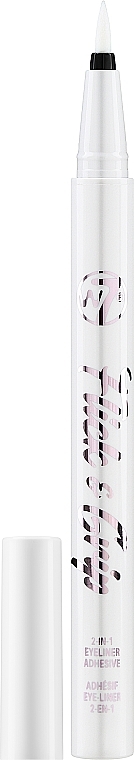 Eyeliner-Kleber - W7 Flick & Grip 2 in 1 Eyeliner Pen — Bild N1