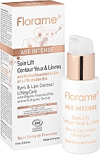Düfte, Parfümerie und Kosmetik Lifting-Creme für Augen- und Lippenkontur - Florame Age Intense Eyes & Lips Contour Lifting Care