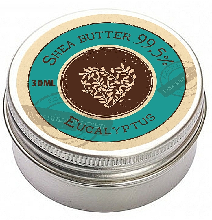 Sheabutter mit Eukalyptus - Soap&Friends Eukaliptus Shea Butter 99,5% — Bild N1