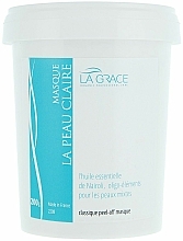 Düfte, Parfümerie und Kosmetik Reinigende und aufhellende Anti-Aging Alginatmaske für das Gesicht - La Grace Masque La Peau Claire