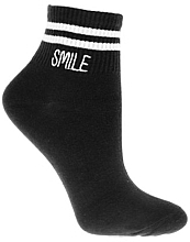 Düfte, Parfümerie und Kosmetik Damensocken mit Stickerei schwarz - Moraj Smile 