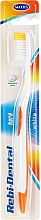 Zahnbürste hart Rebi-Dental M46 weiß-orange - Mattes — Bild N1