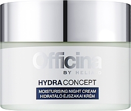 Düfte, Parfümerie und Kosmetik Feuchtigkeitsspendende Nachtcreme für das Gesicht - Helia-D Officina Hydra Concept Moisturizing Night Cream