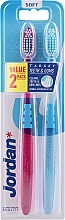 Zahnbürste weich Target Teeth & Gums lila, blau 2 St. - Jordan Target Teeth Toothbrush — Bild N9