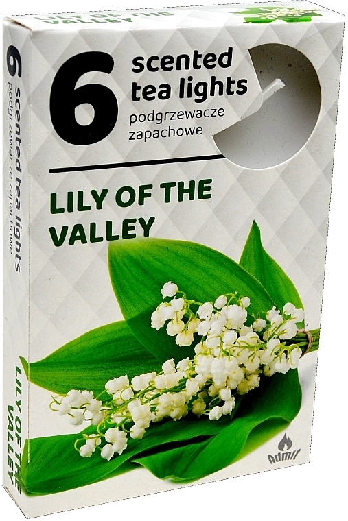 Teekerze Maiglöckchen 6 St. - Admit Scented Tea Light Lily Of The Valley — Bild N1