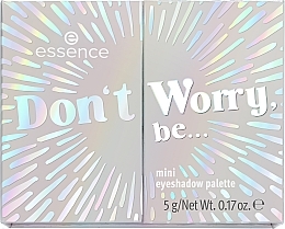 Augen-Make-up-Palette - Essence Don't Worry, Be… Mini Eyeshadow Palette — Bild N1