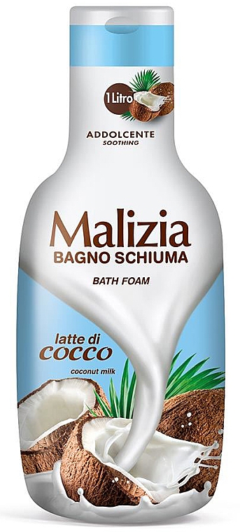 Badeschaum Kokosnuss - Malizia Bath Foam Coconut — Bild N1