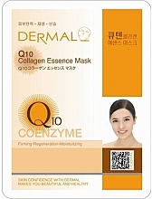 Düfte, Parfümerie und Kosmetik Kollagen-Gesichtsmaske im Blatt mit Coenzym Q10 - Dermal Q10 Collagen Essence Mask