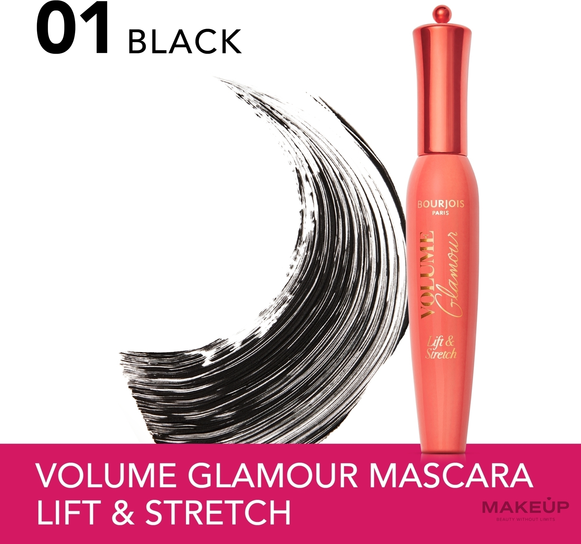 Volumen-Wimperntusche - Bourjois Big Lashes Oh Oui! Mascara — Bild Black