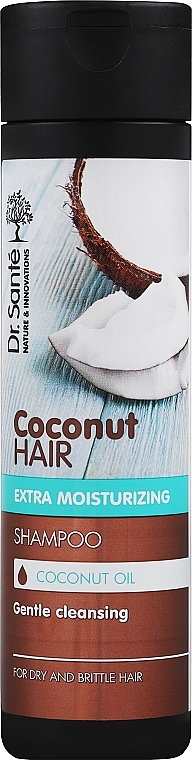 Feuchtigkeitsspendendes Shampoo mit Kokosöl - Dr. Sante Coconut Hair