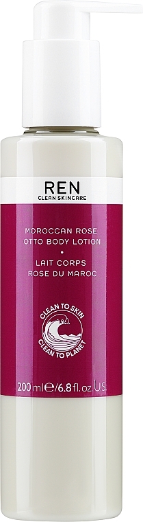 Feuchtigkeitsspendende Körperlotion mit Rosenblüten - Ren Moroccan Rose Otto — Bild N1