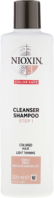 Reinigungsshampoo für coloriertes Haar - Nioxin Thinning Hair System 3 Cleanser Shampoo