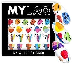 Düfte, Parfümerie und Kosmetik Nagelaufkleber Meine abstrakten Aufkleber - MylaQ My Water Sticker My Abstract Sticker