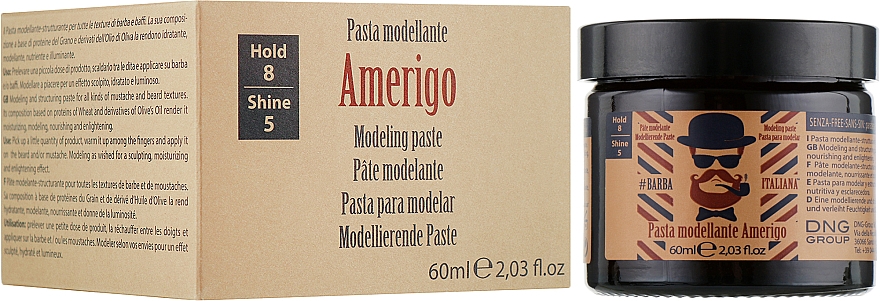 Modellierende Paste für das Haar - Barba Italiana Amerigo — Bild N1