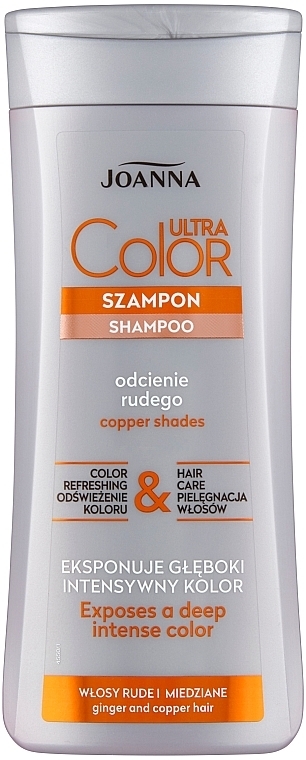 Shampoo für kupferrotes Haar - Joanna Ultra Color System