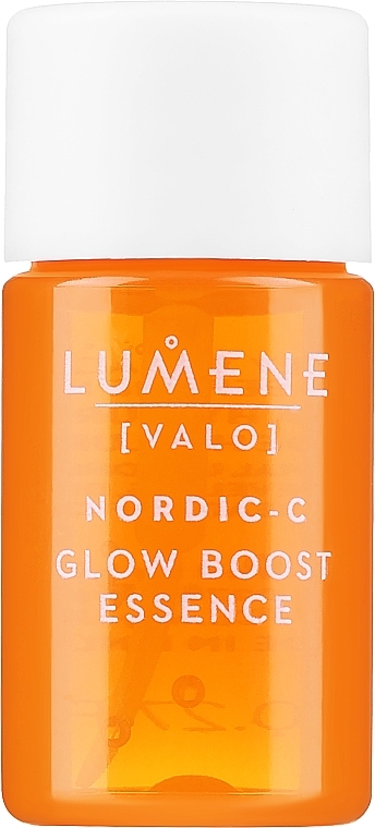 GESCHENK! Straffendes Gesichtsserum - Lumene Valo Nordic-C Glow Boost Essence Hyaluronitiiviste (Mini)  — Bild N2