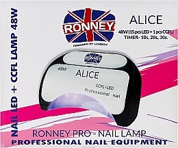 CCFL/LED Lampe für Nageldesign rot - Ronney Profesional Alice Nail CCFL+LED 48w (GY-LCL-015D) Lamp — Bild N3