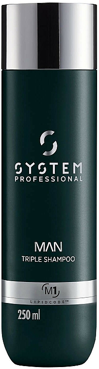 Universelles Herrenshampoo - System Professional Lipidcode Man Triple Shampoo M1 — Bild N1