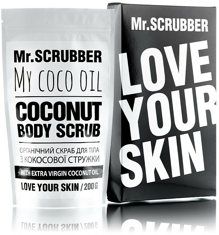 Körperpeeling mit Kokos - Mr.Scrubber My Coco Oil Coconut Body Scrub — Bild N1