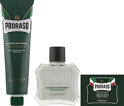 Set - Proraso Green Classic Shaving Duo (Rasiercreme mit Menthol und Eukalyptus 150ml + After Shave Balsam mit Menthol und Eukalyptus 100ml) — Bild N2