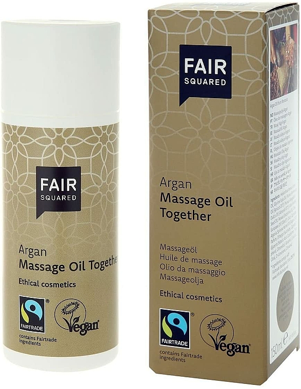 Massageöl mit Argan - Fair Squared Argan Massage Oil Together — Bild N2