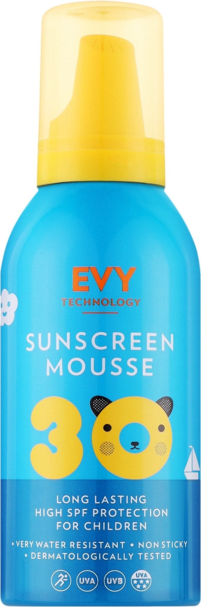 Sonnenschutzmousse für Kinder - EVY Technology Sunscreen Mousse For Children SPF30 — Bild 150 ml