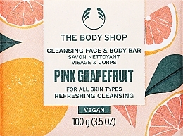 Düfte, Parfümerie und Kosmetik Gesichts- und Körperseife - The Body Shop Pink Grapefruit Cleansing Face & Body Bar 