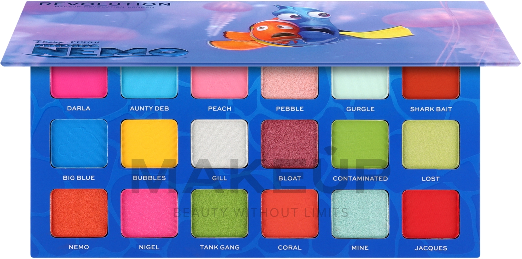 Lidschattenpalette - Makeup Revolution Disney & Pixar’s Finding Nemo-Inspired Shadow Palette — Bild 16.2 g