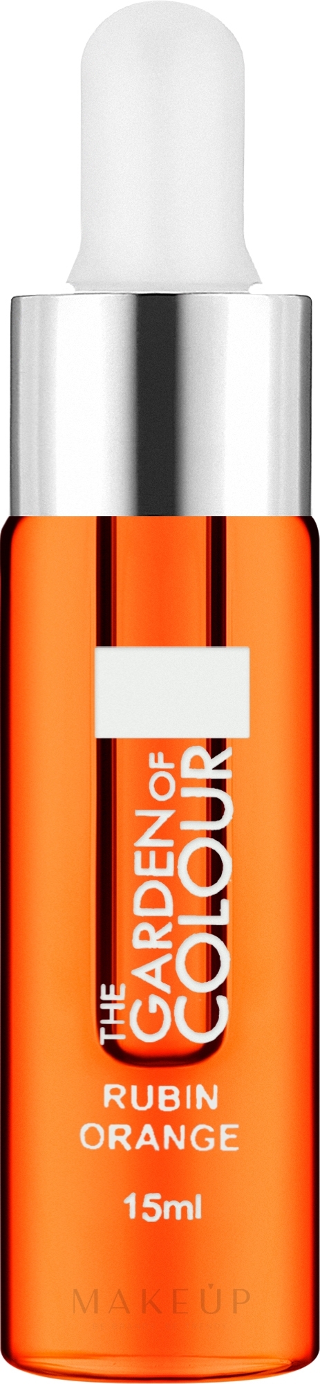 Nagel- und Nagelhautöl mit Pipette Rubin Orange - Silcare Garden of Colour Cuticle Oil Rubin Orange — Bild 15 ml